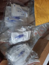 Jeringuilla con microagujas para tatuaje, cartucho derma pen, pluma meso de belleza, 100 unidades