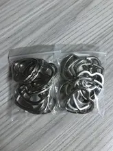 Más barato Mezclar 10 unids/pack ronda/corazón/Flor llaveros de Metal llavero con anilla Split anillos Unisex llavero accesorios DIY