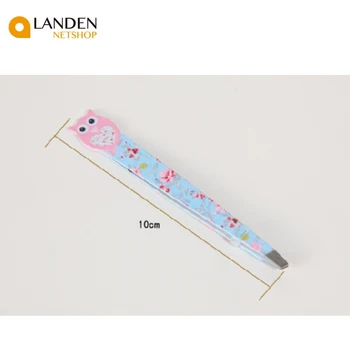 

1 PCE for beauty shooter's tweezers slanted stainless steel Clips for rose eyebrows makeup set tool