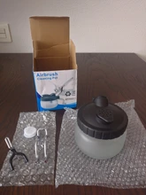 Pulverizador estabilizador soporte para botellas frasco de cristal, filtro de botellas, espray mate, juego de herramientas de limpieza