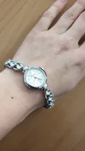 Reloj de pulsera dorado y plateado para mujer, reloj de cristal de roca, reloj de pulsera de cuarzo de lujo para mujer