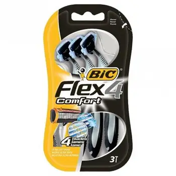 

Blister pack Of 3 Blades With 4 Leaves Nano-Tech AND Head Povit Personal Care Razors Bic