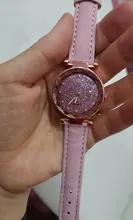 Women Watch Dial Ladies Clock Quartz Imitation Casual Mesh Sky Star Belt