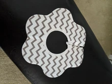 Baberos impermeables para bebé, pañuelo para niña, absorbente de agua, tela, bufanda, babero redondo de flores, accesorios, 1 Uds.