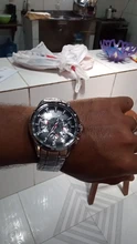 Curren-reloj para hombre, de cuarzo con cronógrafo, de pulsera, resistente al agua, deportivo, de acero inoxidable, masculino