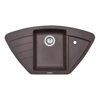 

Kitchen sink Zigmund & shtain eckig 900 Swiss chocolate brown granite