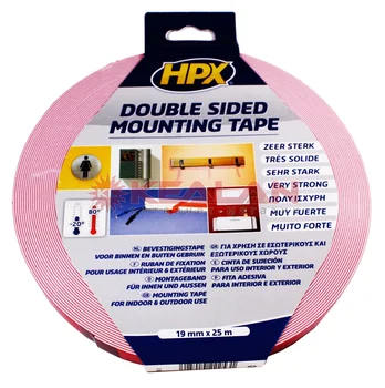 

HPX ds1925 mirror mounting tape, White, 19mm, 25 m.