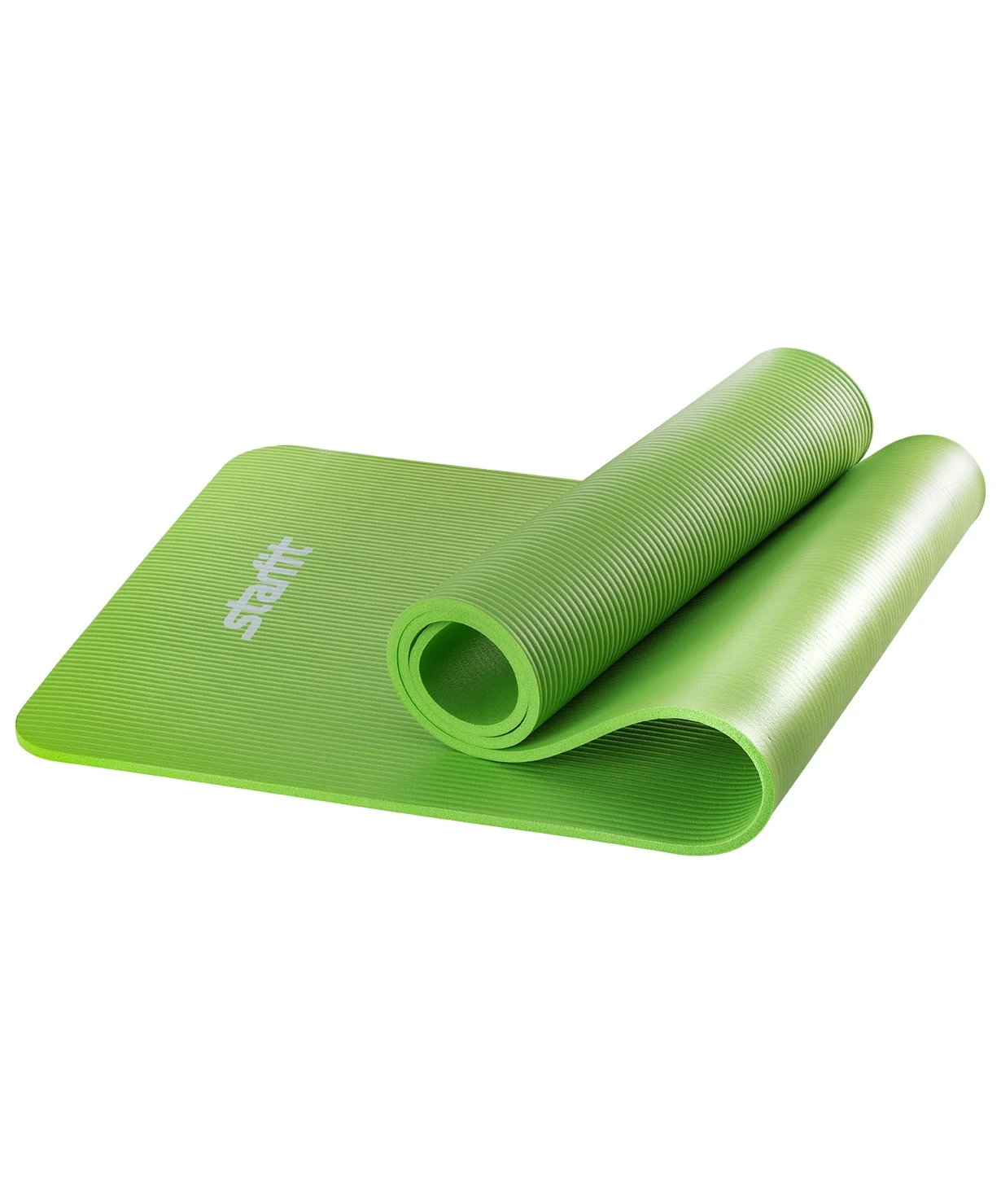 Коврик для йоги Starfit Fm-301, Nbr, 183x58x1,0 см, зеленый