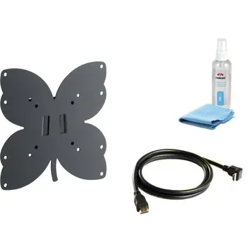 

MELICONI PACK VESA 200 FIXE TV wall Bracket fixed TV 26 to 40 + HDMI cord + cleaning