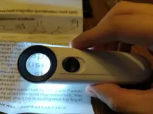 Microscope Magnifier Loupe Jewelry Led-Light Handheld for Circuit-Boards Hallmarks 