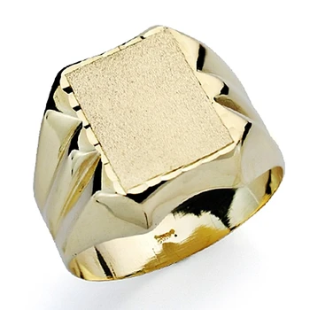 

Stamp 18k gold Knight hollow carved [7501]