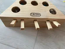 Toy Hamster Mouse Interactive-Maze Wooden Catnip Funny with Catch Chase Bite Solid 3/5-Holed