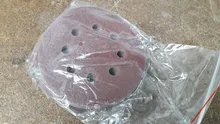 Discos de lijado de forma redonda, hoja de lija, papel de lija, 8 agujeros, 60-125, 5 pulgadas, 1200mm, 10 Uds.