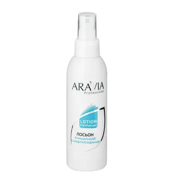 

Lotion cleansing with хлоргексидином, 150 ml, aravia professional