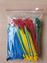 Cable-Organizer Wire-Strap Zip-Ties Ties-Color Self-Locking-Cable Velcro Plastic Nylon