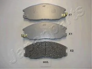Колодки Тормозные Hyundai H-1/Santa Fe/Trajet/Ssangyong Rexton 01- Передние Japanparts Pah05af Japanparts арт. PAH05AF