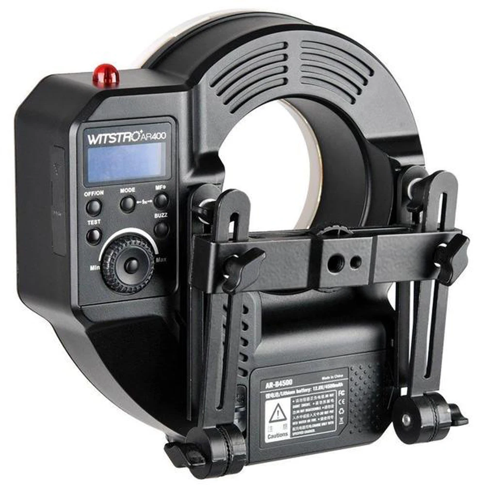 Кольцевая вспышка Godox AR400 400W с литий-ионным аккумулятором+ светодиодный светильник для видеосъемки