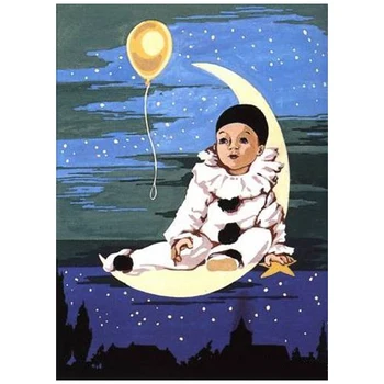 

Se926-45 Kanva with a pattern SEG de Paris 'Balloon '40*50 cm