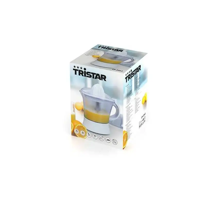 Соковыжималка электрическая TriStar CP2263 1,2 л 25 Вт прозрачный белый