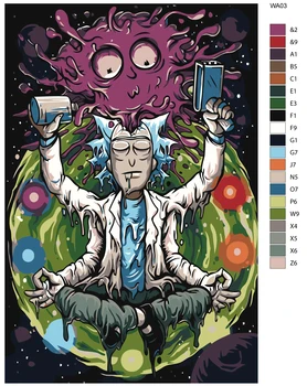 

Painting by numbers, 40x60, wa03