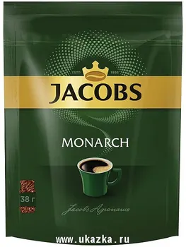 

Coffee Jacobs "monarch", soluble, 38 gr