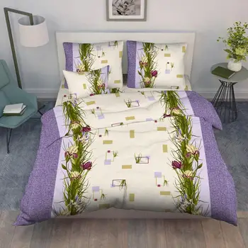

Bed linen Calico Vasilisa-"Irises"