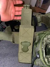Molle System-bolsa Molle para linterna 1000D, accesorios militares, bolsa de herramientas de caza Airsoft, Clip Molle, soportes de linterna 2021