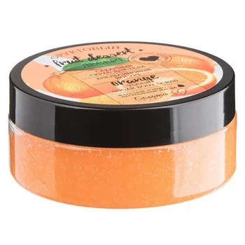 

Sugar body scrub orange yogurt fruit dessert Belita-M