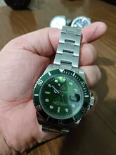 REGINALD-reloj con bisel giratorio para hombre, Miyota Movt 2115, japonés, relojes de cuarzo de acero inoxidable, masculino