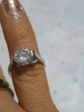 ELSEMODE-Anillo de boda de circón cúbico para mujer, de 1,8 quilates, oro rosa, acero inoxidable, joyería de compromiso, regalos románticos para amantes