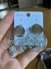 ZA Fashion-pendientes redondos de acetato de tortuga para mujer, aretes sin agujero de resina acrílica, Clips para las orejas de leopardo geométricos 2020