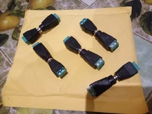 Adaptador de enchufe de corriente continua para cámaras de videovigilancia, 5,5mm x 2,1mm, macho hembra, para cinta de LED de único Color, 5050, 3528, 5060