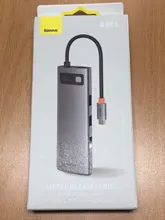 Baseus HUB USB tipo C con USB C a HDMI RJ45 SD lector de PD 100W cargador tipo-C USB 3,0 HUB para MacBook Pro muelle ESTACIÓN DE divisor