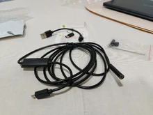 Cámara endoscópica Flexible de 7mm 5,5, endoscopio impermeable IP67, 6 LED, cámara de inspección para Android, Micro USB tipo OTG C