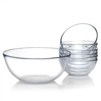 

Set of salad bowls made of tempered glass Invitational 7 PCs.
