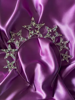 

TheElsa Zirconia Stone Lightweight аксессуар для волос Women's Crown Bride Crown from Turkey Made in Turkey Hair Accessories