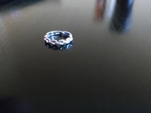 XIYANIKE-Anillo de plata de primera ley con cadena fina para mujer, sortija, plata esterlina 925, estilo coreano, ancho, hecho a mano