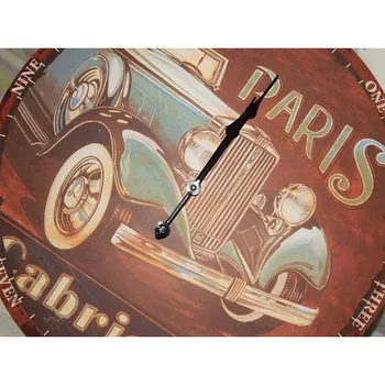 

VINTAGE Wall Clock Route 66 CLASSIC CAR