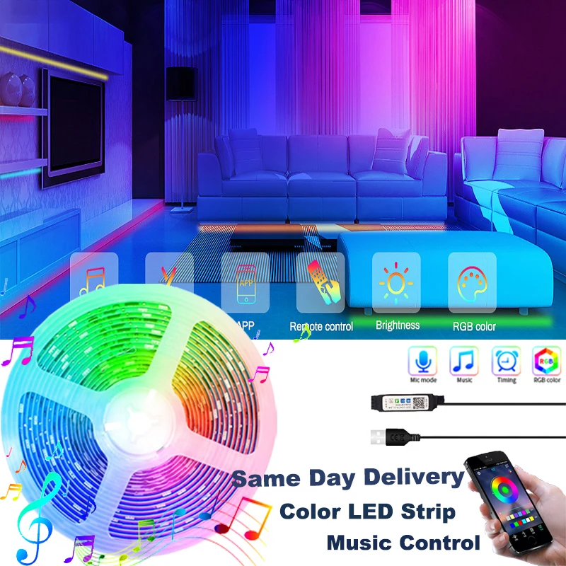 Usb led lights bedroom decoration led remote lights bedroom usb