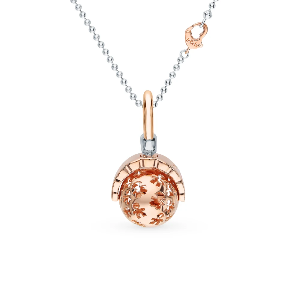 Серебряное колье с бриллиантами SUNLIGHT проба 925