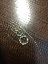 17KM-pendientes de borlas con Clip para mujer, aretes de línea larga dorados, Circonia cúbica, Cruz en la oreja, Clip, regalo de joyería 2021