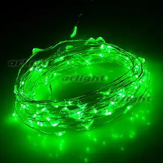 017994 Светодиодная нить WR-5000-12V-Green(1608, 100LED) ARLIGHT
