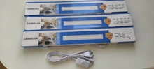 Juego completo de luces Led de cocina para debajo del armario, 220V, 110V, 10w, 20W, 30/50CM, para dormitorio y hogar