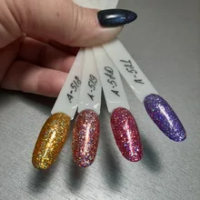 Nail-Polish Primer Painting Rainbow-Gel Manicure Glitter Uv-Top-Base Nail-Art-Design
