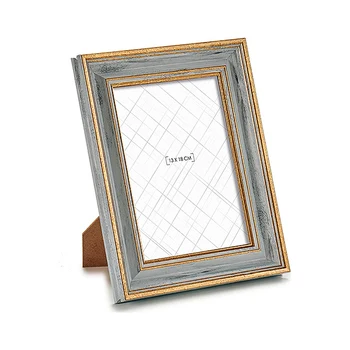 

Photo frame Gift Decor Golden (13 x 18 cm)