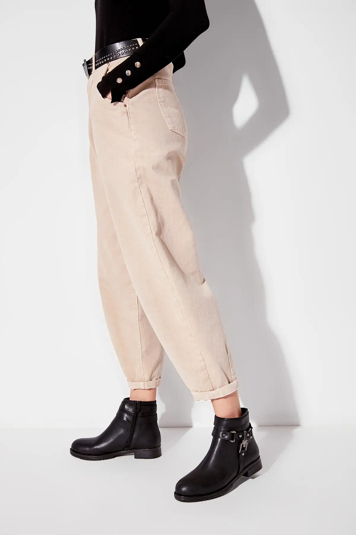 Trendyol Buckled Woman Boots TAKAW20BO0073 |