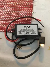 DC-DC de 12V a 5V, 3a, 15W, convertidor de potencia del coche, Micro Mini USB, fuente de alimentación de reducción de voltaje, adaptador de salida, baja protección automática de calor