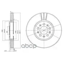 Диск Тормозной(2шт В Уп) Bg3035c Delphi арт. BG3035C