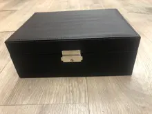 Joyero de terciopelo de doble capa, caja de almacenamiento de joyería europea de cuero de alta capacidad, soporte de joyería de gran espacio, caja de regalo