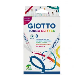 

(Box 1 pc) MARKER GIOTTO GLITTER 8 COLORS